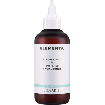 Тоник для лица Bioearth Elementa Glycolic Acid 7% Buffered Facial Toner 200 мл - Pampik
