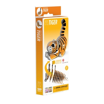 Збірна 3Д модель Eugy Зоопарк Тигр (XEG-012) - Pampik - 4