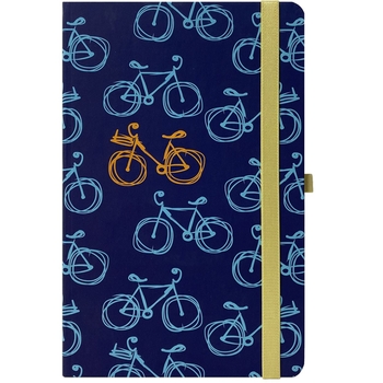 Книга записная Buromax Macho в клеточку 207х136 мм на резинке синяя 96 листов (BM.255107-02) - Pampik