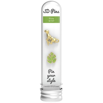 Набір шпильок Metalmorphose Leopard with Tropical Leaf (8000020290958) - Pampik - 4