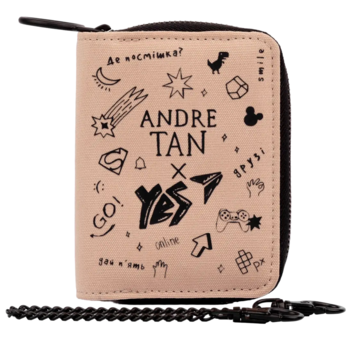 Кошелек Yes by Andre Tan Light бежевый (530710) - Pampik