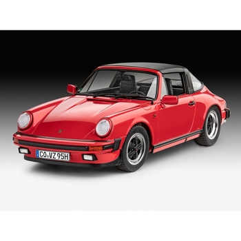Сборная модель Revell Автомобиль Porsche 911 Carrera 3.2 Targa, уровень 3, масштаб 1:24, 114 деталей (RVL-67689) - Pampik - 6