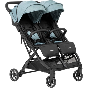 Коляска для дитини прогулянкова FreeON Active Twin чорна/зелена (49720) - Pampik
