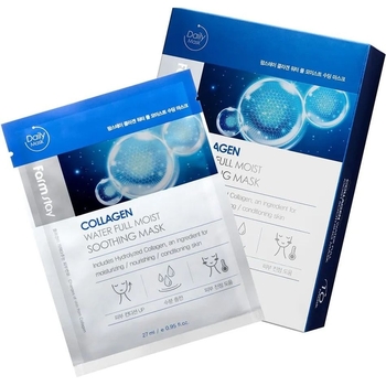 Набор масок для лица FarmStay Collagen Full Moist Soothing Mask, 10 шт. - Pampik - 2