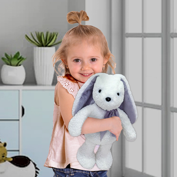 Іграшка м'яка Масік Зайченя, 32 см, білий (МС 080501-18) - Pampik - 3