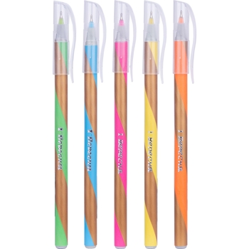 Ручка кулькова 1 Вересня Goldstar сині чорнила упаковка 30 шт. (411826) - Pampik