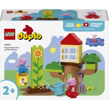 Конструктор LEGO DUPLO Сад і будиночок на дереві Пеппи, 20 деталей (10431) - Pampik