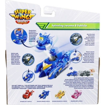 Игровой набор Super Wings Spinning Vehicle Джером (EU770330) - Pampik - 4