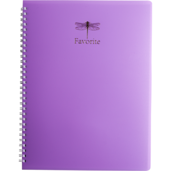 Тетрадь для записей Buromax Favourite Pastel А4 в клетку 80 листов сиреневая (BM.24452154-26) - Pampik