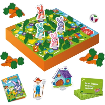 Гра настільна маршрутна Vladi Toys Crazy Koko Морквяні перегони (VT8055-33) - Pampik - 2