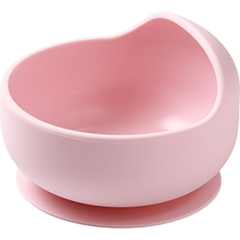 Мисочка силиконовая BabyOno с присоской, розовый (1481/02) - Pampik
