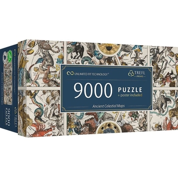 Пазли Trefl Безмежна колекція: Стародавні небесні карти 9000 елементів - Pampik