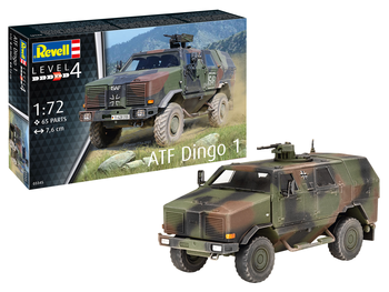 Збірна модель Revell Бронеавтомобіль ATF Dingo 1, масштаб 1:72, 65 деталей (RVL-03345) - Pampik - 2