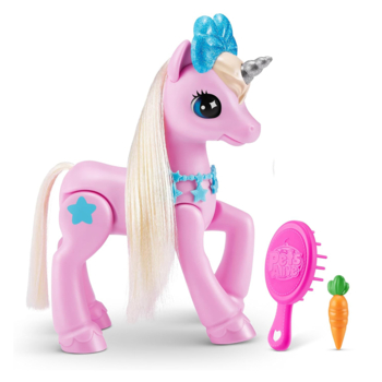 Інтерактивний ігровий набір Pets & Robo Alive Pet Shop Surprise S2 Чарівний єдиноріг у будиночку (9540) - Pampik - 4