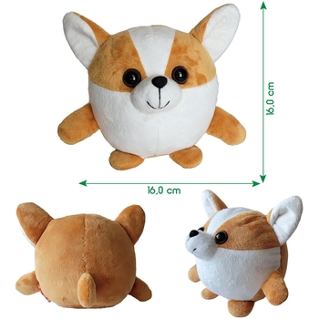 Іграшка м'яка Масік Круглик Песик 18 см (МС 090102-15) - Pampik - 2