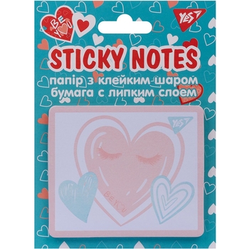 Бумага для заметок Yes BeYou с клейким слоем 40 листов (170288) - Pampik