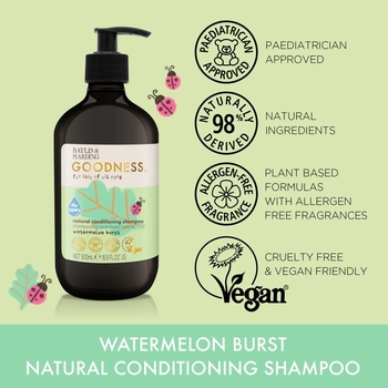 Детский шампунь-кондиционер Baylis & Harding Goodness Kids Watermelon Burst 500 мл - Pampik - 4
