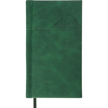 Ежедневник датированный Buromax Orion 2024 153х85 мм зеленый (BM.2895-04) - Pampik