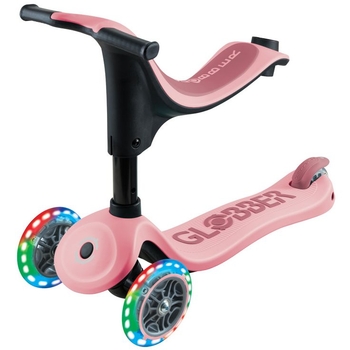 Самокат Globber Go up Sporty, з 1 року до 20/50 кг, пастельно-рожевий (452-710-4) - Pampik - 6