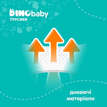 Набір підгузків-трусиків Dino Baby 5 (11-25 кг), 102 шт. (3 уп. по 34 шт.) - Pampik - 6