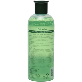 Тонер для лица FarmStay Aloe Visible Difference Fresh Toner 350 мл - Pampik - 3