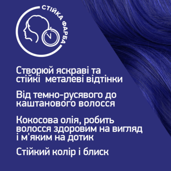 Фарба для волосся Schwarzkopf Live Urban Metallics U67 Blue Mercury - Pampik - 4