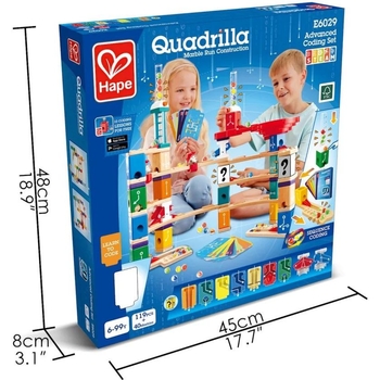 Конструктор-лабиринт Hape Quadrilla Программирование 159 элементов (E6029) - Pampik - 7