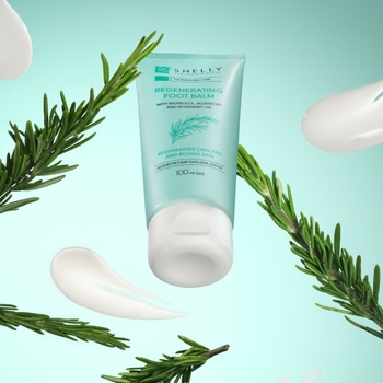Бальзам для ног Shelly регенерирующий с бисабололом, аллантоином и маслом розмарина 100 мл. - Pampik - 3