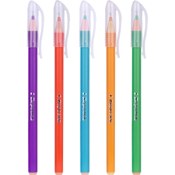 Ручка кулькова 1 Вересня Plaza Pine сині чорнила упаковка 30 шт. (411052) - Pampik