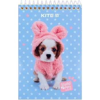 Блокнот Kite Studio Pets А6 без линирования 48 листов (SP24-196) - Pampik
