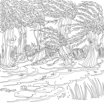 Раскраска Жорж Тайны живописных миров (Z101114У) - Pampik - 4