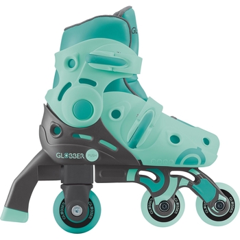Роликові ковзани Globber Learning Skates 2 в 1, р.26-29, м'ятно-зелений (780-206) - Pampik - 9