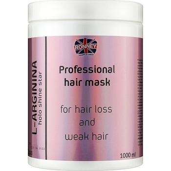 Маска против выпадения волос Ronney Professional Holo Shine Star L-Arginina 1 л - Pampik
