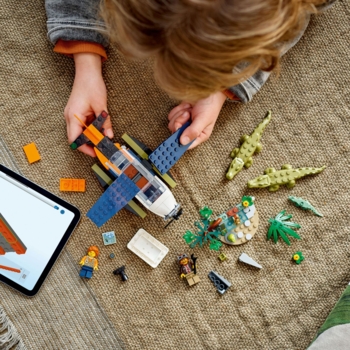 Конструктор LEGO City Водний літак для дослідження джунглів, 177 деталей (60425) - Pampik - 5