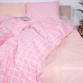 Простыня MirSon Бязь 17-4777 Boulogne-Biancourt 110х160 см розовая (2200008964894) - Pampik