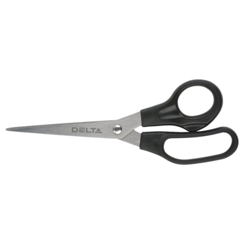 Ножиці Axent Delta асиметричні кільця 18 см чорні (D6211) - Pampik