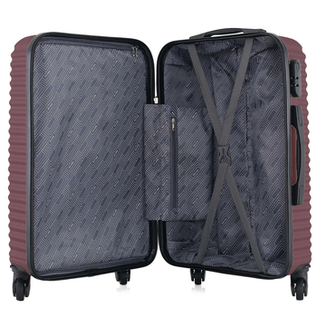 Валіза Semi Line 22" M Burgundy (T5574-3) - Pampik - 2