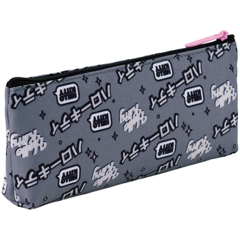 Пенал мягкий Kite 8x19.5x3.5 см серый (HK24-680) - Pampik