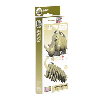 Збірна 3Д модель Eugy Зоопарк Носоріг (XEG-076) - Pampik - 4