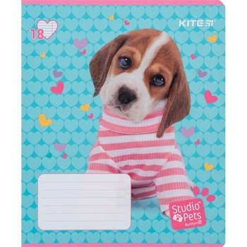 Набор тетрадей Kite Studio Pets А5 в линию, 18 листов, 20 шт. (SP24-237) - Pampik - 5