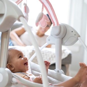 Крісло-гойдалка Ingenuity Comfort2Go Flora the Unicorn (12202) - Pampik - 2