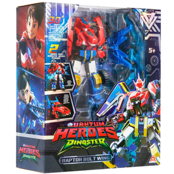 Робот-трансформер Alpha Group Dinoster Раптор Болт Вінг з аксесуаром (EU580815) - Pampik - 4