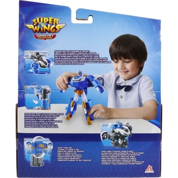 Ігрова фігурка-трансформер Super Wings Міні Повітряна База Робот (EU760288) - Pampik - 6