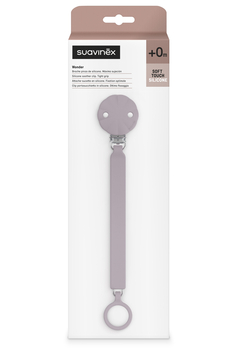 Клипса для пустышки Suavinex Wonder, светло-фиолетовый (402546) - Pampik - 2