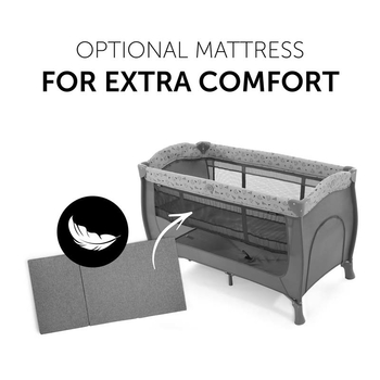 Детский манеж Hauck Sleep N Play Mickey Mouse Grey - Pampik - 2