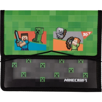 Папка для тетрадей YES Minecraft. Heroes пластиковая, на молнии, В5 (492207) - Pampik