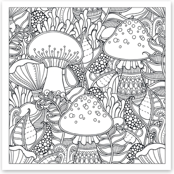 Розмальовка антистрес Santi Дивовижний ліс 20 сторінок (742912) - Pampik - 2