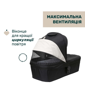 Коляска 2 в 1 Chicco Seety чорна (87097.07.01) - Pampik - 10