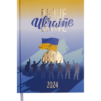 Ежедневник датированный Buromax Power 2024 A5 синий (BM.2157-03) - Pampik