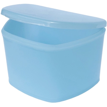 Футляр для зубных протезов Dochem светло-синий - Pampik